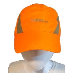 Gander Mountain Baseball Hat Mens Blaze Orange Outdoor Cap Strapback Hunting